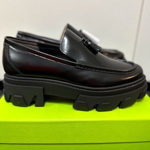 Sam Edelman Deandrea Black Platform  Loafers Size 11 NWB